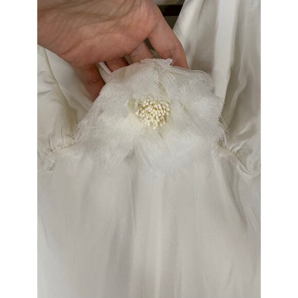 Stone Cold Fox x REVOLVE Katie Gown Rosette Halter Formal Bridal Party Wedding S - Picture 10 of 10
